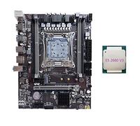 AMIUHOUN X99 LGA2011-3 - Placa base para computadora compatible con RAM DDR4 de doble canal, soporte máximo de 64 GB con CPU E5 2680 V3