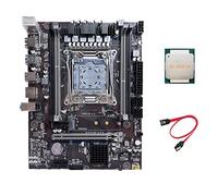 AMIUHOUN X99 LGA2011-3 - Placa base para computadora DDR4/DDR3 RAM con CPU E5-2650 V3 y cable