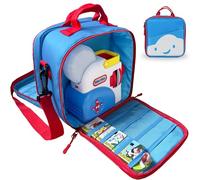 amiumuca Bolsa desmontable compatible con Little Tikes Story Dream Machine Books, estuche de almacenamiento de juguetes para niños para libros de cuentos, reproducción de audio, personajes, con asa y