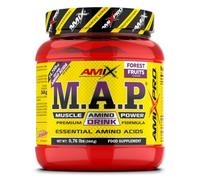 AMIX - Aminoácido en Polvo Muscle Amino Power - Suplemento Alimenticio que Aumenta la Fuerza y la Resistencia Muscular - Sabor Frutas del Bosque - 344 g
