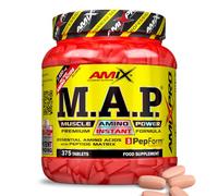 Amix Aminoácidos M.A.P. Muscle Amino Power – Para mantener y aumentar masa muscular – 375 tabletas