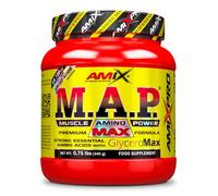 Amix Suplemento Aminoácidos esenciales M.A.P. con GlyceroMax 340 g Sabor natural pre-entreno