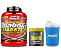 AMIX Anabolic Masster 2kg Vainilla + Hiro.lab Creatine Powder 200 mesh,200 Gramos + Batidor