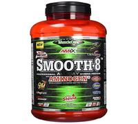 AMIX - Batido de Proteínas Smooth 8 Hybriid 2,3 kg - Ayuda a la Recuperación Muscular - Contribuye a Incrementar la Fuerza y la Resistencia - Proteína en Polvo Sabor Doble Chocolate