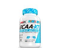 AMIX - BCAA Cápsulas - BCAA XT en Formato de 120 Cápsulas - Ayudan en la Síntesis de Proteínas - Mejoran la Recuperación y Regeneración Muscular - Aminoácidos BCAA