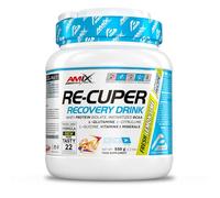 AMIX - BCAA con Glutamina - Re-Cuper Recovery Drink en Formato de 550 g - Ayuda a Regenerar las Fibras Musculares - Favorece la Rehidratación - Sabor a Lima Limón