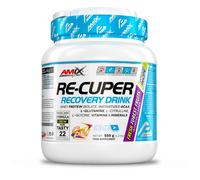 AMIX - BCAA con Glutamina - Re-Cuper Recovery Drink en Formato de 550 g - Ayuda a Regenerar las Fibras Musculares - Favorece la Rehidratación - Sabor a Frutas del Bosque