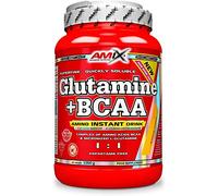 AMIX - Bcaa Glutamina - 1 Kg - Complemento Alimenticio de Glutamina en Polvo - Reduce el Catabolismo Muscular - Óptimo para Deportistas - Sabor Cola - Aminoácidos Ramificados