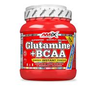 AMIX - Bcaa Glutamina - 530 Gramos - Complemento Alimenticio de Glutamina en Polvo - Reduce el Catabolismo Muscular - Ideal para Deportistas - Sabor Natural - Aminoácidos Ramificados