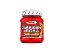 AMIX - Bcaa Glutamina - 530 Gramos - Complemento Alimenticio de Glutamina en Polvo - Reduce el Catabolismo Muscular - Óptimo para Deportistas - Sabor Mango - Aminoácidos Ramificados