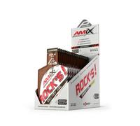 AMIX - Bebida Energética - Rock's Gel con Cafeína en Formato de 20 x 32 ml - Ayuda a Mejorar el Rendimiento Muscular - Contiene Glucosa - Sabor a Cola