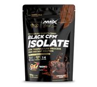 Amix Black CFM® - 500 g - Aislado de proteína de suero CFM® microfiltrado - Con DigeZyme® y LactoSpore™ - Alto contenido en proteínas - Sabor Tarta de chocolate