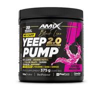 AMIX Black Line YEEP PUMP 2.0 NO CAFF 375 g | Pre-Entreno sin Cafeína | 3 g CarnoSyn® Beta-Alanina + 3 g Arginine Matrix + 2 g L-Citrulina Malato | 30 Tomas | Jungle Monster