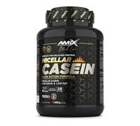 Amix™ Black Micellar Casein 1000g - Caseína Micelar de Liberación Lenta con DigeZyme® y Bajo en Azúcares y Grasas - Sabor Bombon Crunchy