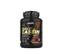 Amix™ Black Micellar Casein 1000g - Caseína Micelar de Liberación Lenta con DigeZyme® y Bajo en Azúcares y Grasas - Sabor Chocolate Classic