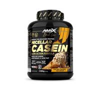 Amix™ Black Micellar Casein 2000g - Caseína Micelar de Liberación Lenta con DigeZyme® y Bajo en Azúcares y Grasas - Sabor Caramelo salado