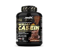 Amix™ Black Micellar Casein 2000g - Caseína Micelar de Liberación Lenta con DigeZyme® y Bajo en Azúcares y Grasas - Sabor Chocolate Classic