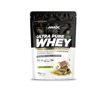 Amix™ Black Ultra Pure Whey Protein 500g - Concentrado de Proteína de Suero con DigeZyme®, LactoSpore™s - Sabor Chocolate Dubai