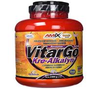 AMIX - Carbohidrato Rápido y Creatina - Vitargo + Kre-Alkalyn - Complemento Deportivo para Atletas de Élite - Recuperador Muscular - Sabor Naranja - 2 KG