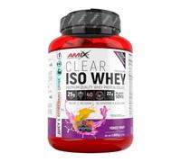 Amix Clear Iso Whey Protein 1 Kg - Aisaldo de Proteína de Suero Cristalina, Sabores Refrescantes/Promueve el aumento y mantenimiento de la masa muscular + Fácil Disolución Sabor Frutas del Bosque