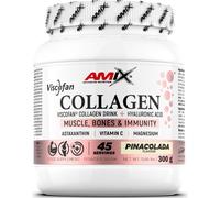 Amix™ Bovino Viscofan® - Colágeno Bovino con Ácido Hialurónico, Astaxantina, Magnesio y Vitamina C - Complemento alimenticio - Polvo - 300 g - Sabor: Piña colada
