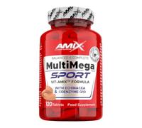 AMIX - Complejo Vitamínico - Multi Mega Stack con Vitaminas y Minerales - 120 Tabletas - Mejora el Rendimiento Físico y Mental - Suplemento con Hierro - Eficaces Suplementos Vitamínicos