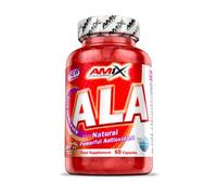 AMIX - Complemento Alimenticio - ALA Alpha Lipoic Acid en Formato de 60 Cápsulas - Propiedades Antioxidantes - Ideal para Controlar el Nivel de Glucosa en Sangre