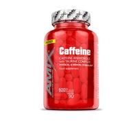 AMIX - Complemento Alimenticio - Caffeine 200 Mg With Taurine - 90 Cápsulas - Mejora la Resistencia - Ayuda a la Concentración - Suplemento Alimenticio de Cafeína