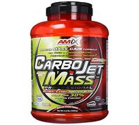 AMIX - Complemento Alimenticio - Carbojet Mass Professional - Carbohidratos y Proteínas para Aumentar la Masa Muscular - Concentrado Proteína de Suero - Recuperador Muscular - Sabor Chocolate - 3 KG