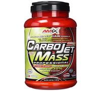 AMIX - Complemento Alimenticio - Carbojet Mass Professional - Carbohidratos y Proteínas para Aumentar la Masa Muscular - Concentrado Proteína de Suero - Recuperador Muscular Sabor Vainilla - 1,8 KG