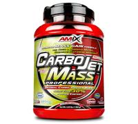 AMIX - Complemento Alimenticio - Carbojet Mass Professional - Carbohidratos y Proteínas para Aumentar Masa Muscular - Concentrado Proteína de Suero - Recuperador Muscular - Frutas del Bosque - 1,8 KG