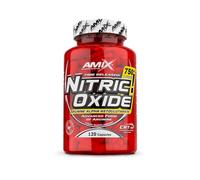 AMIX - Complemento Alimenticio - Nitric Oxide - 120 Cápsulas - Suplemento de Óxido Nítrico - Efecto Vasodilatador - Reduce la Fatiga - Complemento a base de L-arginina