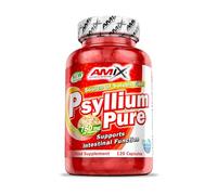 AMIX - Complemento Alimenticio - Psyllium Pure - 120 Cápsulas - Fuente de Fibra Soluble - Suplemento con Cáscara de Semilla de Zaragatona - Suplemento Alimenticio Natural
