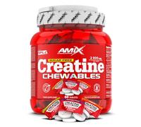 Amix Creatine 2500 mg Chewables - 60 comprimidos masticables de creatina monohidrato - Sin azúcar - Formato práctico para deportistas y personas activas