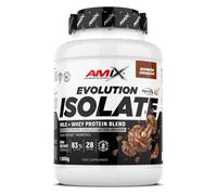 AMIX Evolution Isolate Protein 1000 g | Proteína Aislada de Leche y Suero | 30 g de Proteína por Dosis | 85% Proteína | Con DigeZyme®, LactoSpore™ y Lactasa | Bombón crujiente