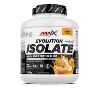 AMIX Evolution Isolate Protein 1800 g | Proteína Aislada de Leche y Suero | 30 g de Proteína por Dosis | 85% Proteína | Con DigeZyme®, LactoSpore™ y Lactasa | Mango