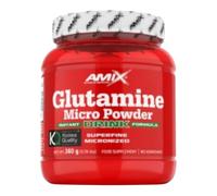 Amix Glutamina Micro Powder Drink 360 gr - Acelera la Recuperación - Mejora el Rendimiento Físico - Ideal para Deportistas - Sabor Melón-Kiwi