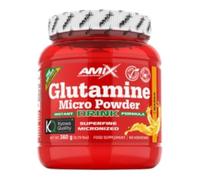 Amix Glutamina Micro Powder Drink 360 gr - Acelera la Recuperación - Mejora el Rendimiento Físico - Ideal para Deportistas - Sabor Mango