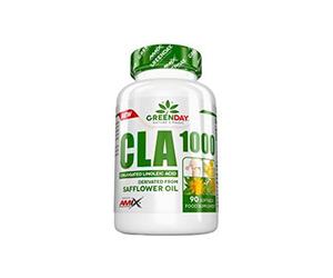 Amix, GreenDay CLA 1000, 80% de Ácido Linoleico Conjugado, Suplemento Alimenticio, Ayuda a Perder Peso, Acelerador del Metabolismo, Quemagrasas, 90 Cápsulas Blandas, 124,2g