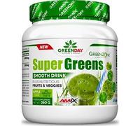 Amix GreenDay Super Greens Smooth Drink – Complemento alimenticio vegetal – 360 g