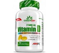 AMIX - Suplemento Vitamínico - Vitamin D3 2500 I.U. Life en formato de 90 Cápsulas - Alto Contenido en Vitaminas y Minerales - Favorece el Mantenimiento Muscular