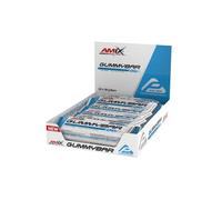 Amix™ GummyBar - Caja de 12 barritas de gominola 30 g sabor neutro con cafeína, sin grasas y fuente de fibra
