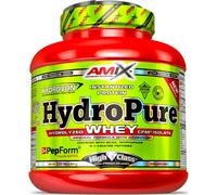 Amix - Hydropure Whey CFM - Suplemento Alimenticio - Mejora del Rendimiento - Contiene Aminoácidos Bcaa - Glutamina en Polvo - Nutrición Deportiva - Sabor a Fresa - Bote de 1,6 Kg