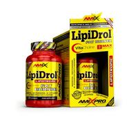 Amix - Lipidrol Fat Burner - Suplemento Alimenticio - Ayuda en el Control de Peso - Con Vitamina B - Sin Cafeína - Nutrición Deportiva - Contiene 120 Cápsulas