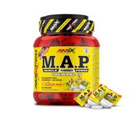 Amix™ M.A.P.® Muscle Amino Power - Aminoácidos esenciales en comprimidos masticables, mezcla de sabores, sin azúcar, 60 tabletas