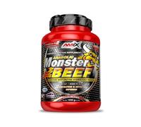AMIX - Monster Beef Protein - 1 Kg - Suplemento Alimenticio - Mejora del Rendimiento - Proteína de Suero - Glutamina en Polvo - Nutrición - Proteína de Ternera - Sabor Lima/Vainilla
