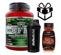 AMIX MuscleCore CFM Nitro Protein Isolate - 1 kg Doble Choco + Salsa + Mezclador