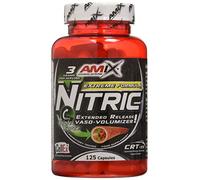 Amix - Nitric - Suplemento Alimenticio - Contiene Óxido Nitrico - Mejora la Fuerza - Favorece la Congestión - Nutrición Deportiva - Contiene 125 Cápsulas