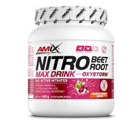 Amix NITRO Beet Root MAX Drink - 450 g - Fórmula con nitratos de remolacha y Oxystorm® - Con Cluster Dextrin®, L-citrulina malato, vitaminas y minerales - Sabor Mango Berry