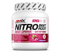 Amix NITRO Beet Root MAX Drink - 450 g - Fórmula con nitratos de remolacha y Oxystorm® - Con Cluster Dextrin®, L-citrulina malato, vitaminas y minerales - Sabor Frutas